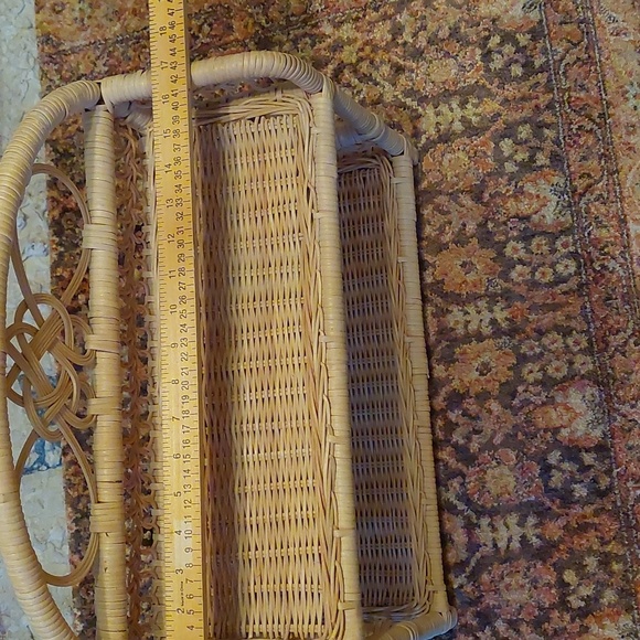 Vintage Boho Wicker Shelf - Picture 11 of 14